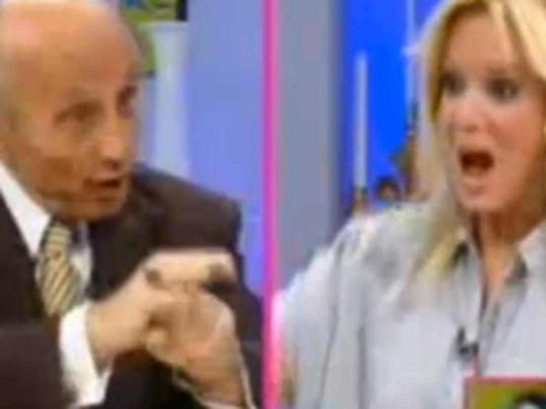 Canlı yayında şok hareket