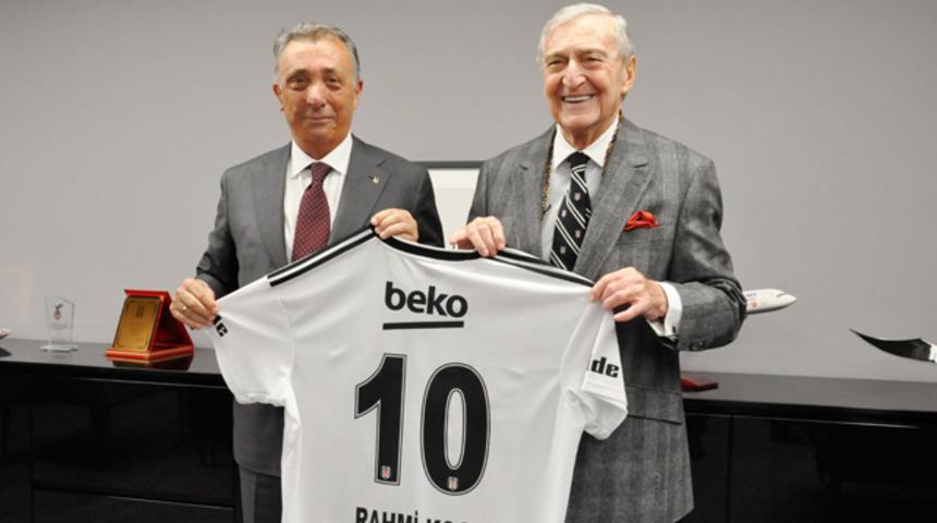 Rahmi Koç’tan Ahmet Nur Çebi’ye ziyaret