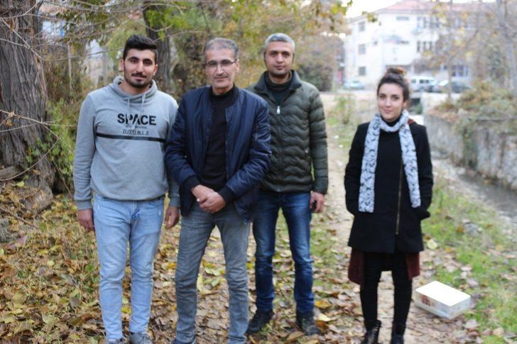 Benekli Semender doğaya bırakıldı G3