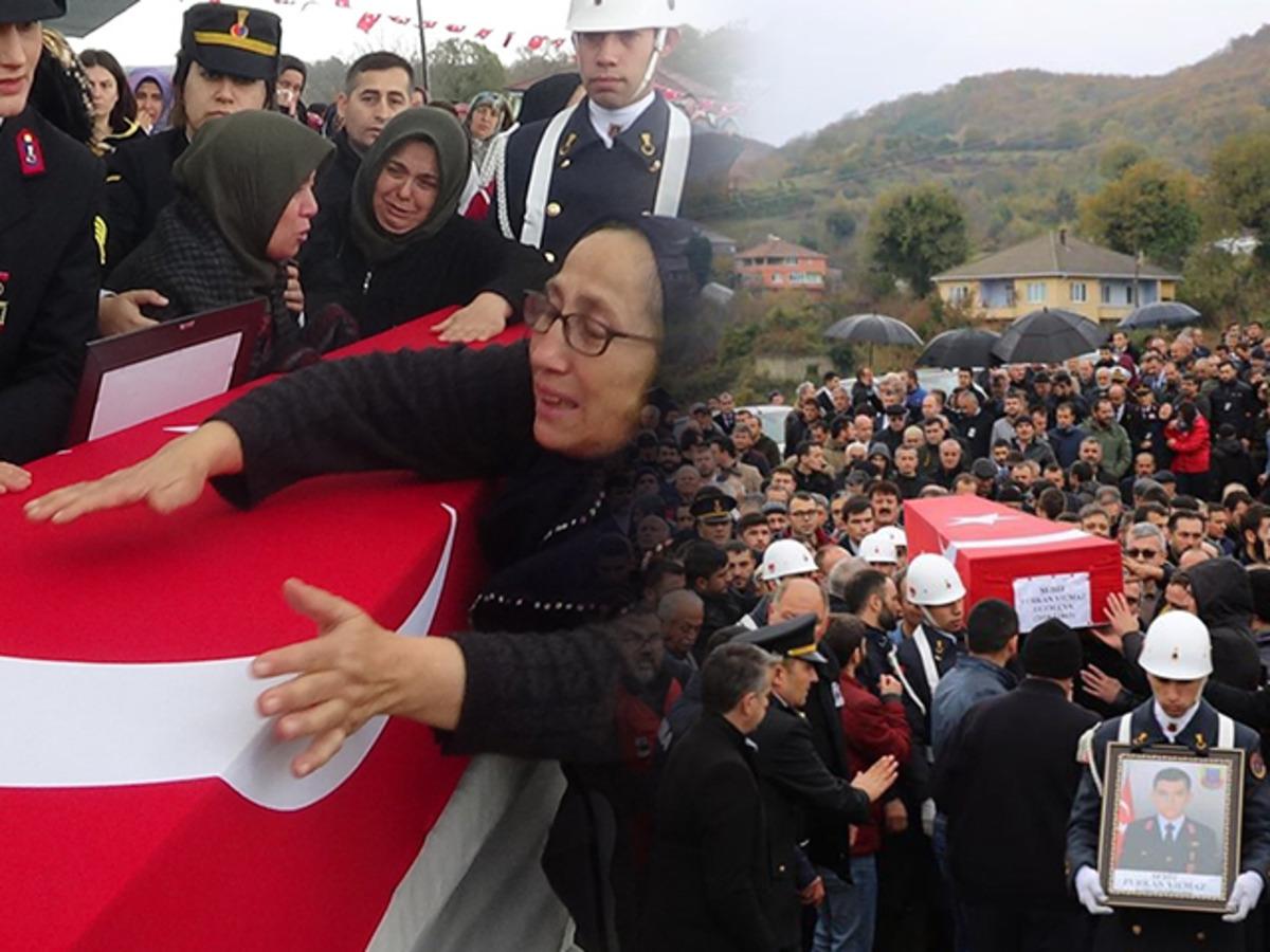 Şehit Jandarma Uzman &Ccedil;avuş Furkan Yılmaz'ı binler uğurladı