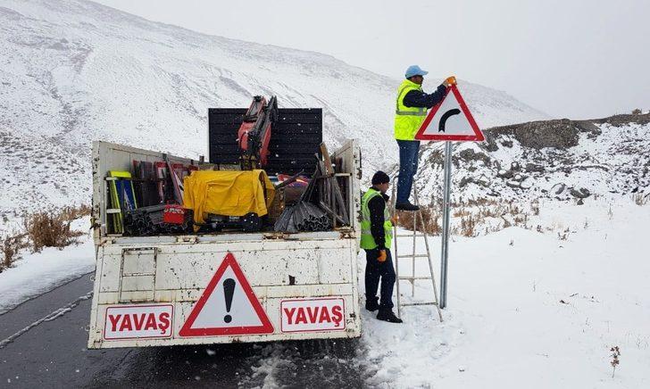 Van’da trafik levhası çalışması G2