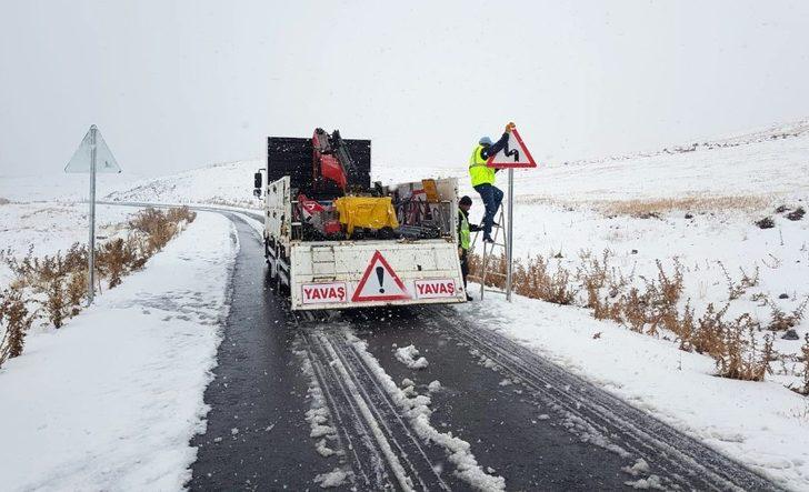 Van’da trafik levhası çalışması G3