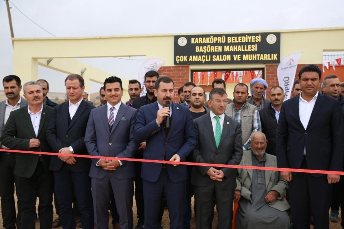 Karak&ouml;pr&uuml; kırsalında &ccedil;ok ama&ccedil;lı salonlar y&uuml;kseliyor