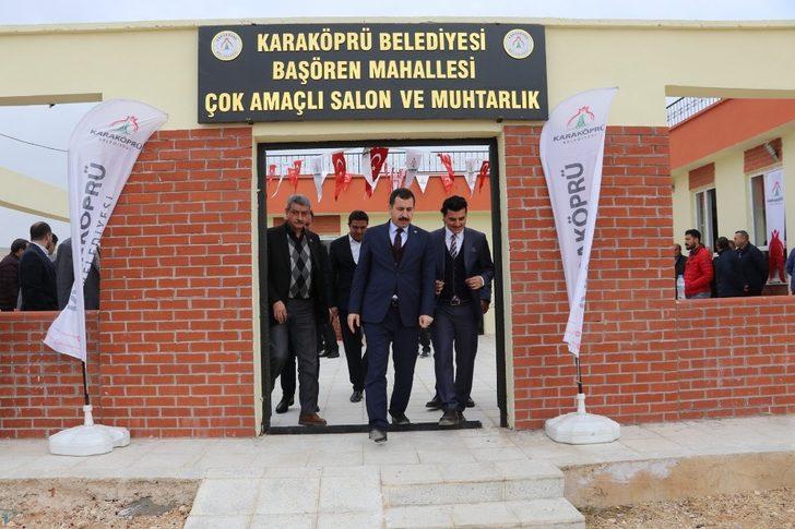 Karaköprü kırsalında çok amaçlı salonlar yükseliyor G4