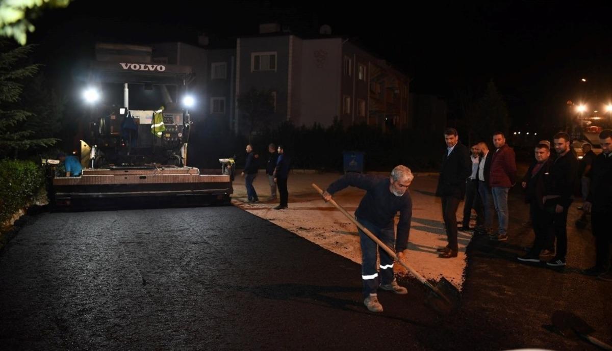 Kartepe&rsquo;ye bir ayda 6 bin ton asfalt serildi