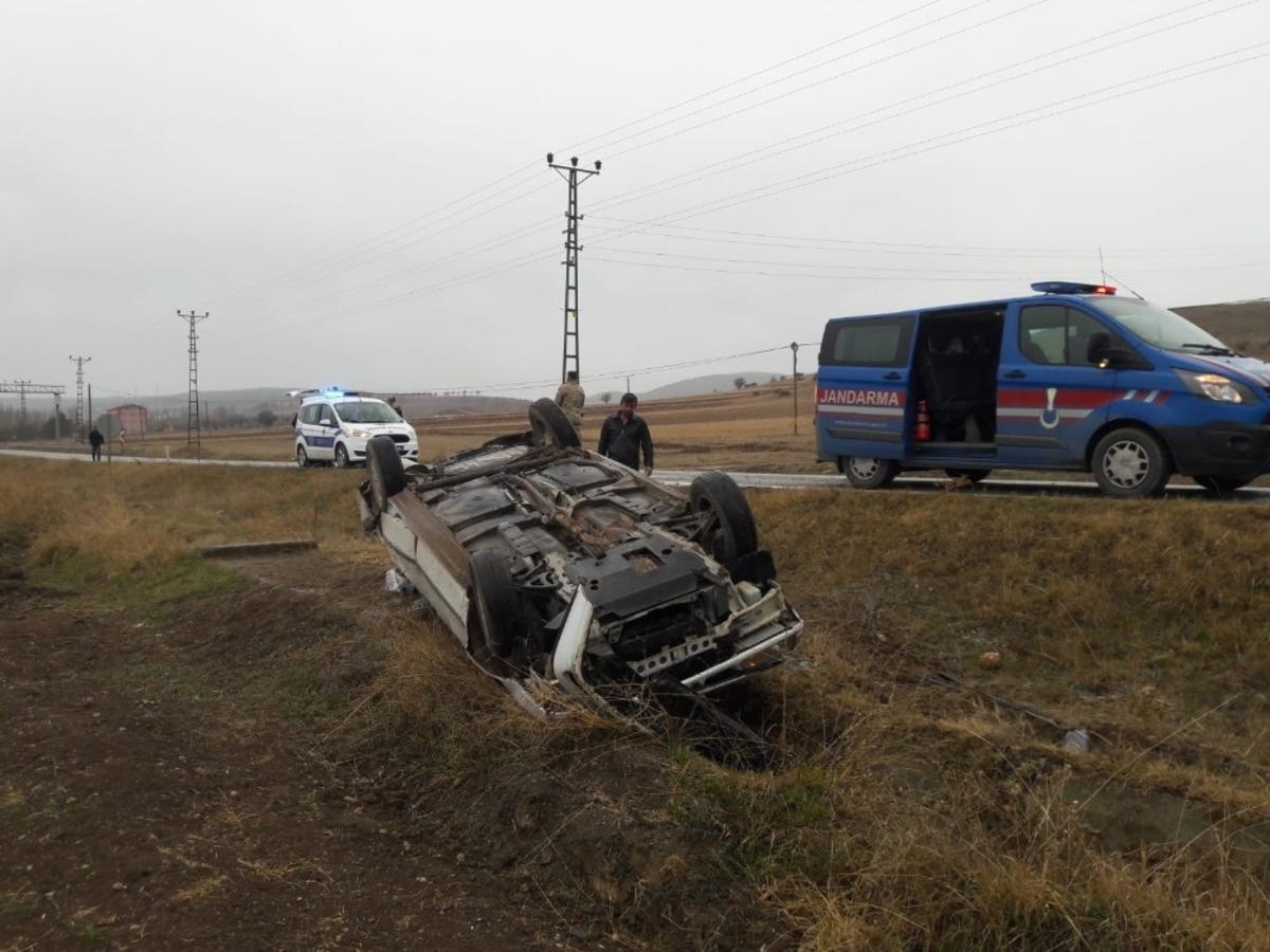 Otomobil takla attı: 1 yaralı