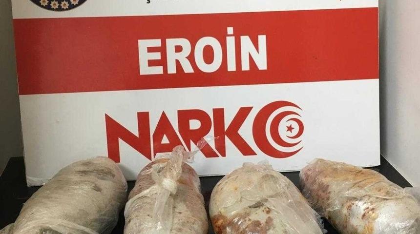 Bitlis&rsquo;te 2 kilo 179 gram eroin ele ge&ccedil;irildi