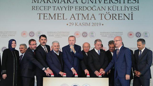 Marmara Üniversitesi Recep Tayyip Erdoğan Külliyesi Temel Atma Töreni