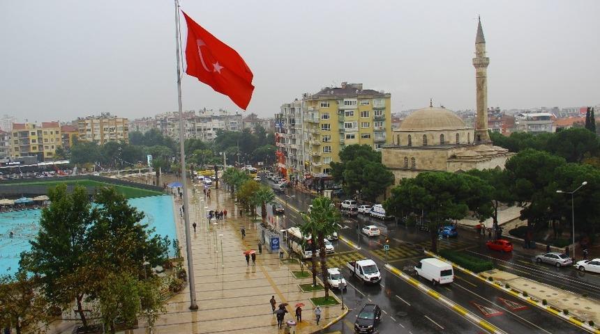 Aydın yağmura doydu