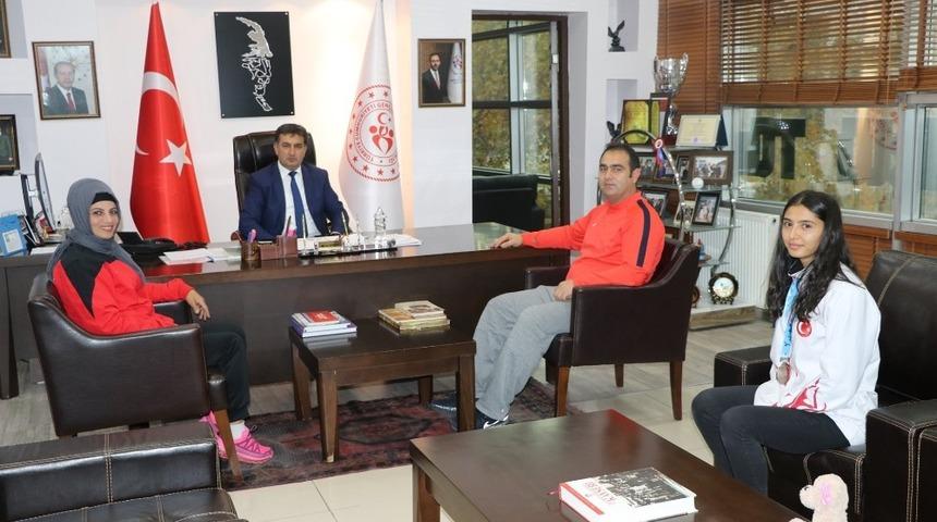 Avrupa İkincisi Taekwondocudan Eskici&rsquo;ye Ziyaret