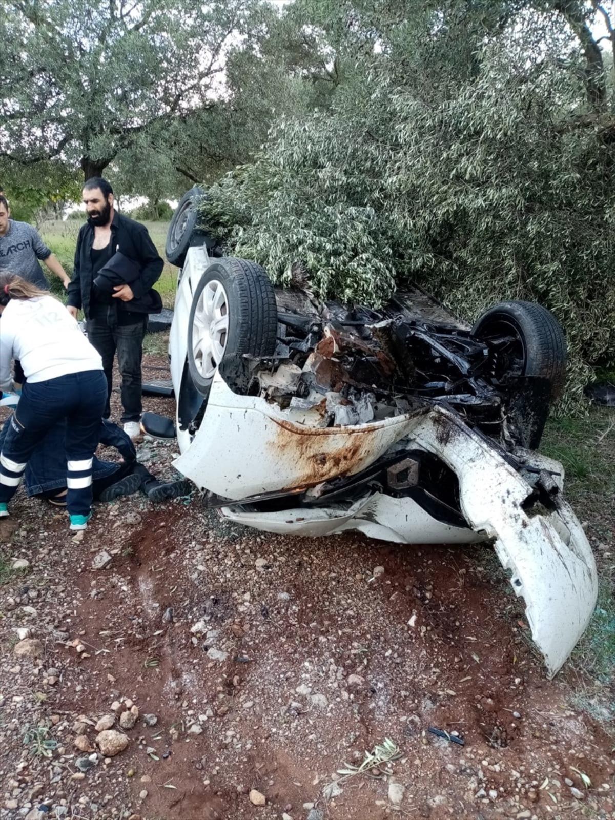 Muğla'da otomobil devrildi: 3 yaralı