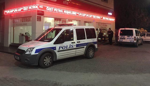 Kayseri'de bıçaklı saldırıya uğrayan bir kişi petrol istasyonuna sığındı