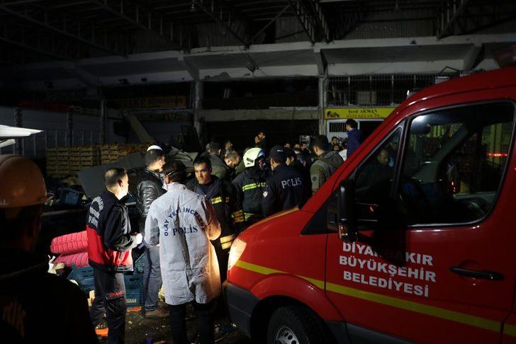Diyarbakır'da haldeki bir iş yerinde patlama: 1 ölü, 3 yaralı G4