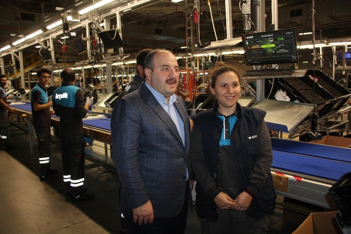 Sanayi Bakanı Varank, Tekirdağ&rsquo;da fabrikaları ziyaret etti