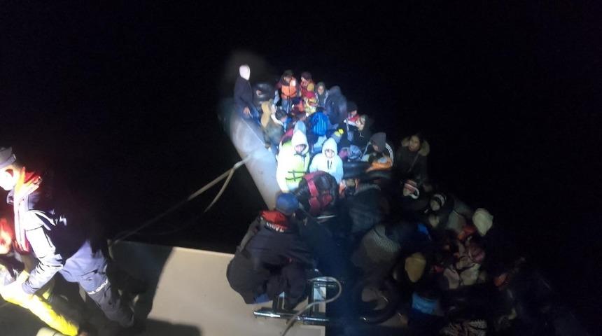 Didim’de 57 düzensiz göçmen yakalandı
