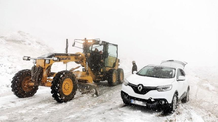 Bayburt&rsquo;ta kar uyarısı