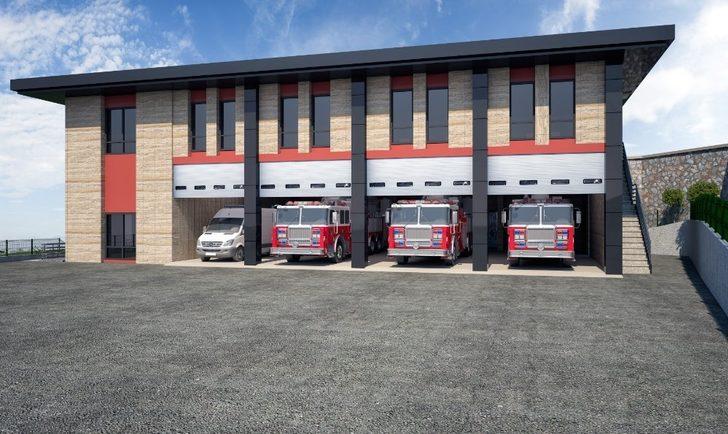 Bağçeşme İtfaiye Müfrezesi yükseliyor G1