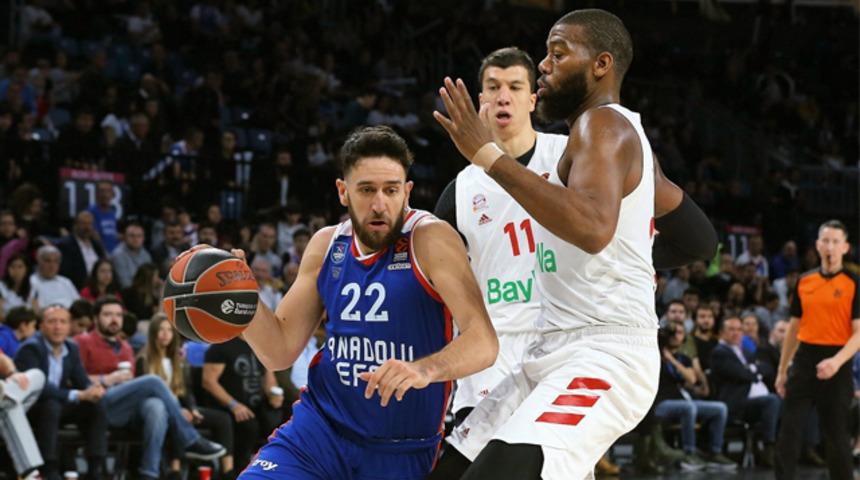 THY Euroleague&rsquo;de yeni lider Anadolu Efes