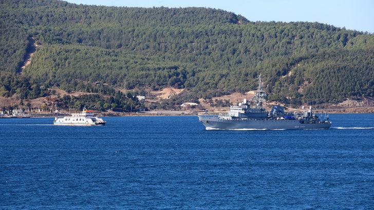 Rus keşif gemisi 'Ivan Khurs' Akdeniz'e iniyor G4