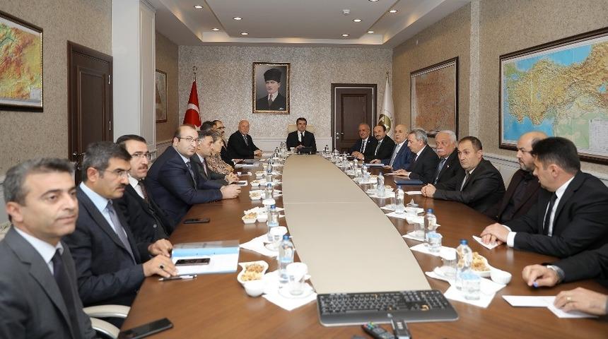 Şehrin paydaşları, il g&ouml;&ccedil; kurulu toplantısında bir araya geldi