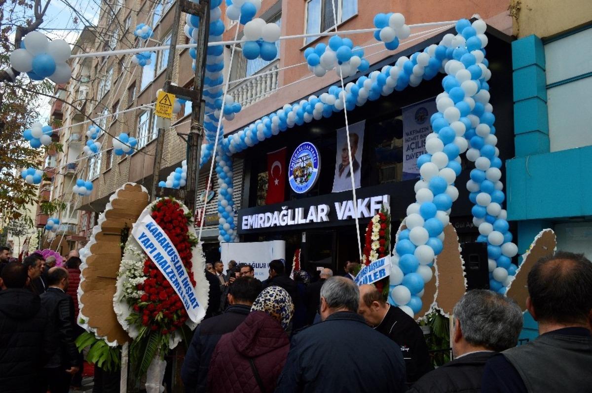 Emirdağlılar Vakfı&rsquo;nın yeni hizmet binası g&ouml;rkemli t&ouml;renle a&ccedil;ıldı