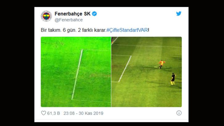 Fenerbahçe'den penaltı kararına eleştiri G1
