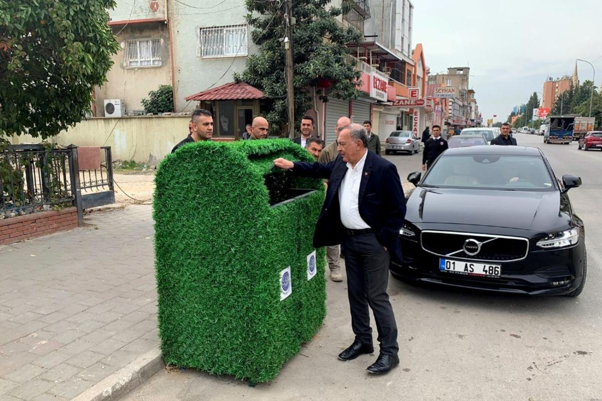 &Ccedil;&ouml;p konteynırları da "yeşilleniyor"