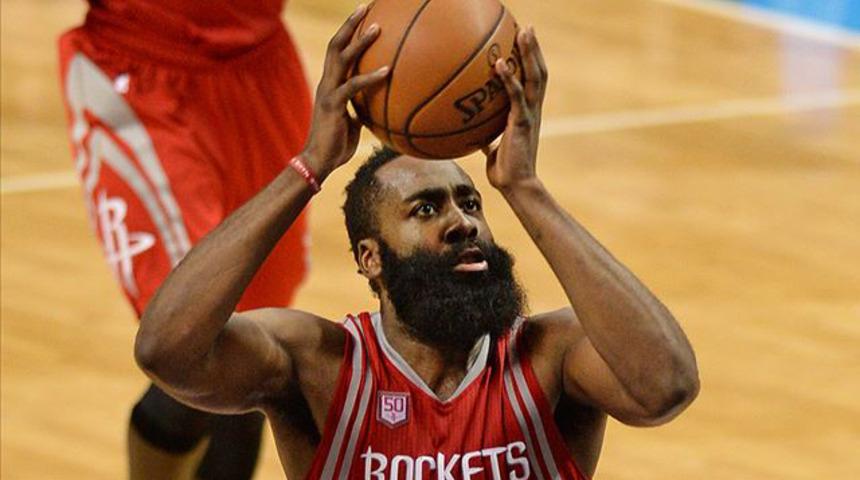 James Harden 3 çeyrekte 60 sayı attı
