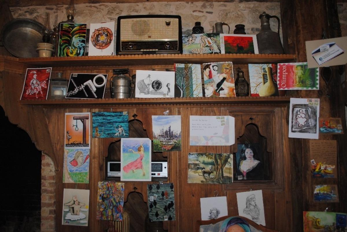 Eğirdir&rsquo;de 22 &uuml;lkeden posta ile gelen &ccedil;alışmalar sergileniyor