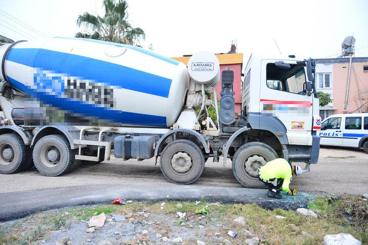 Adana'da acı olay! 2 yaşındaki kız çocuğu beton mikserinin altında kaldı G3
