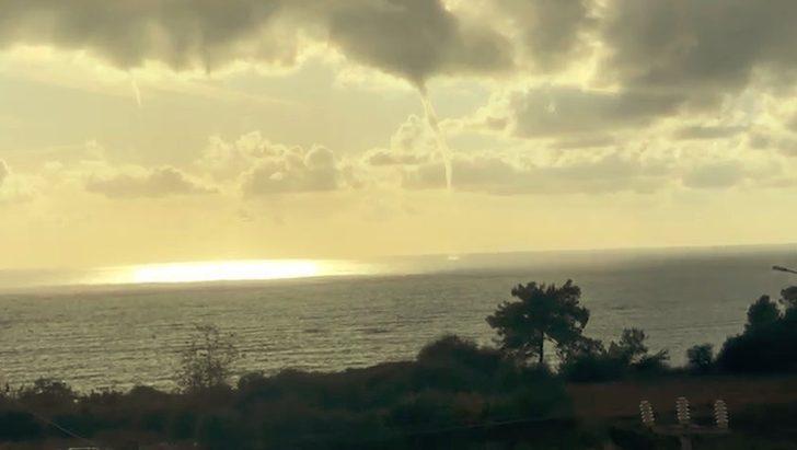 Alanya’da korkutan görüntü! Art arda hortumlar meydana geldi G3