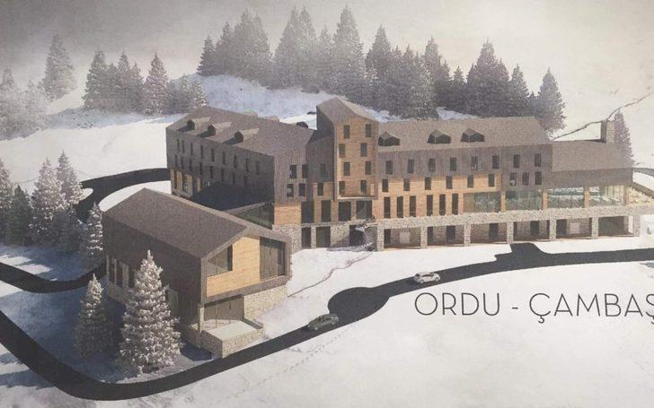 5 yıldızlı Çambaşı Oteli’nin karkas inşaatı bitti G4