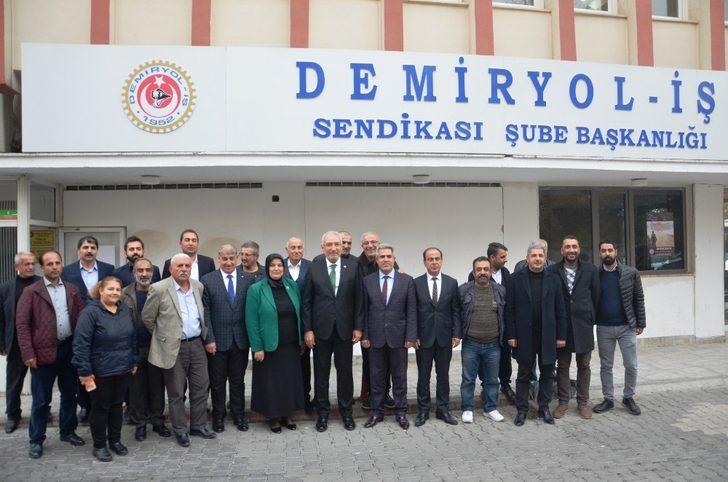 Milletvekili Kahtalı’dan Demiryol-İş Sendikasına ziyaret G1