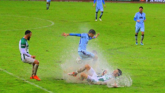 TFF 1. Lig: Giresunspor: 1 - Adana Demirspor: 0 (İlk yarı sonucu)