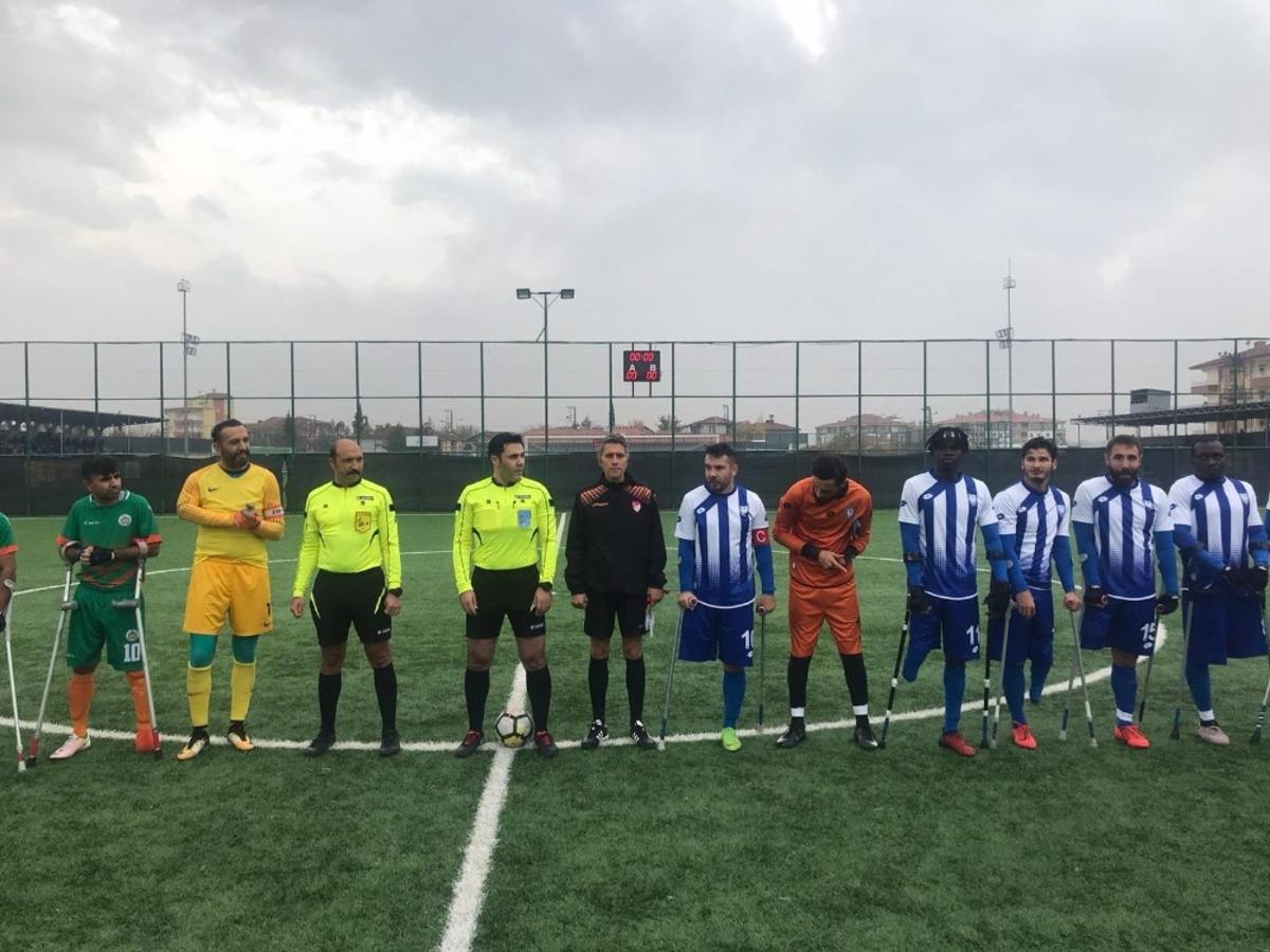 Şahinbey Ampute deplasmanda 3-0 galip geldi