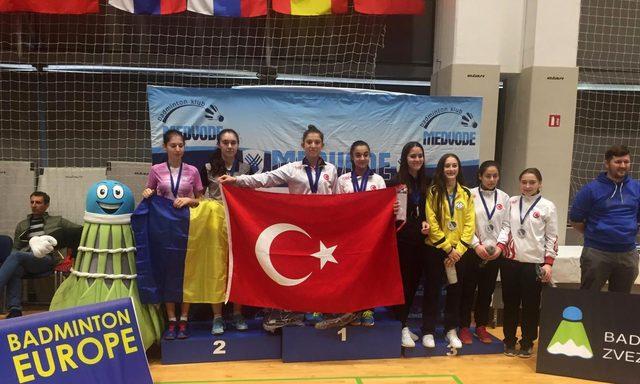 Badmintonda Türkiye'den 7 madalya