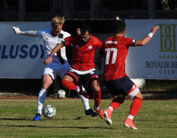 Çeşme Belediyespor hem galibiyeti hem de liderliği kaçırdı G3