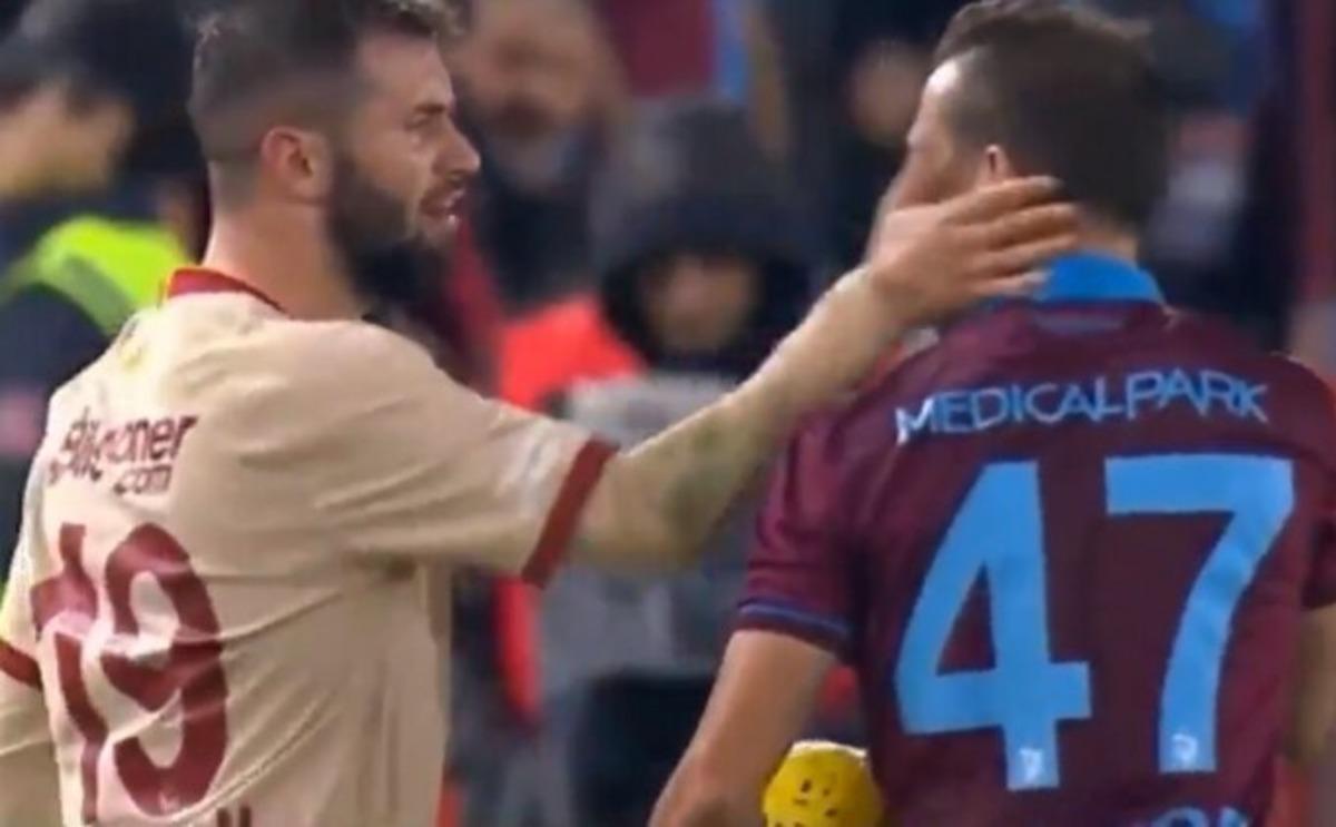 Trabzonspor - Galatasaray ma&ccedil;ında tartışma yaratan pozisyon!