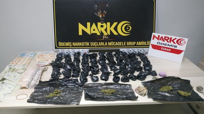 İzmir'de uyuşturucu tacirlerine polis göz açtırmadı!