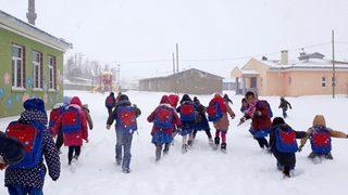 Refahiye'de taşımalı eğitime 1 gün ara verildi