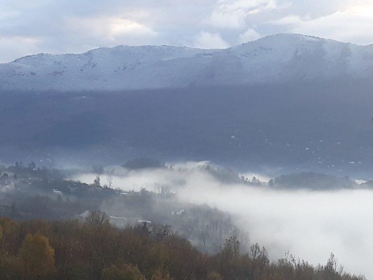  Küre Dağları Milli Parkı beyaz örtüyle kaplandı G2
