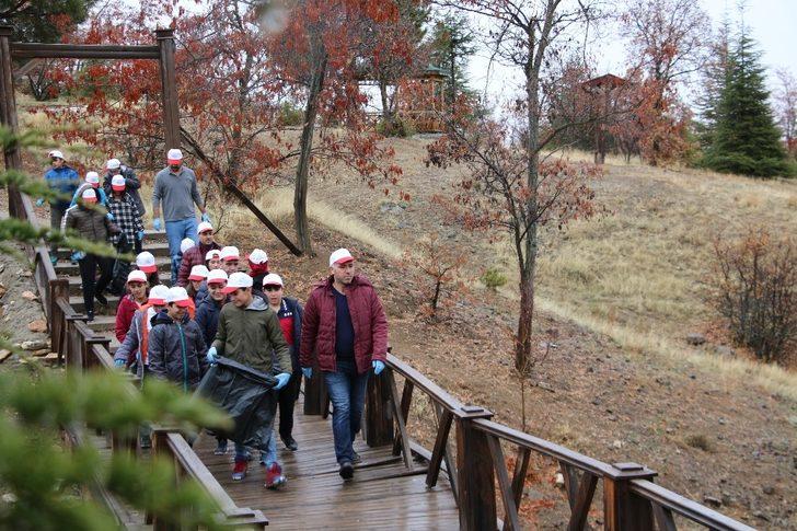 Çocuklardan önce doğa yürüyüşü  sonra temizlik G4