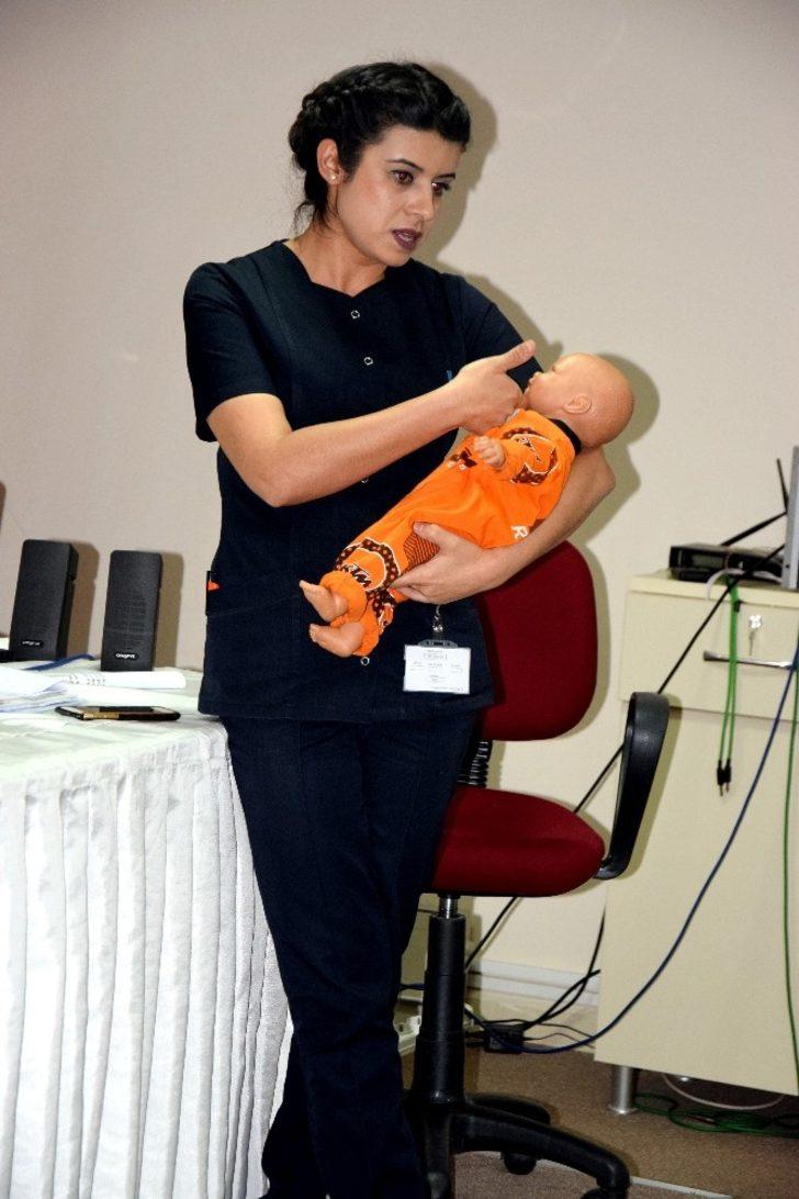 Bebek bakımı ve kolay doğum teknikleri anlatıldı G5