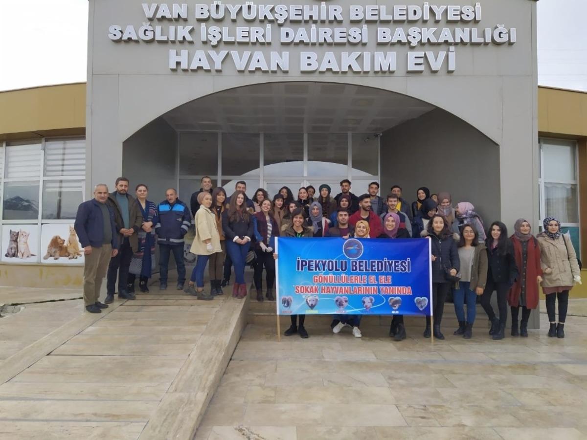 İpekyolu Belediyesinden sokak hayvanları i&ccedil;in &ouml;rnek &ccedil;alışma