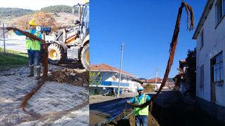 Su borusundan çıktı! Tam 6 metre