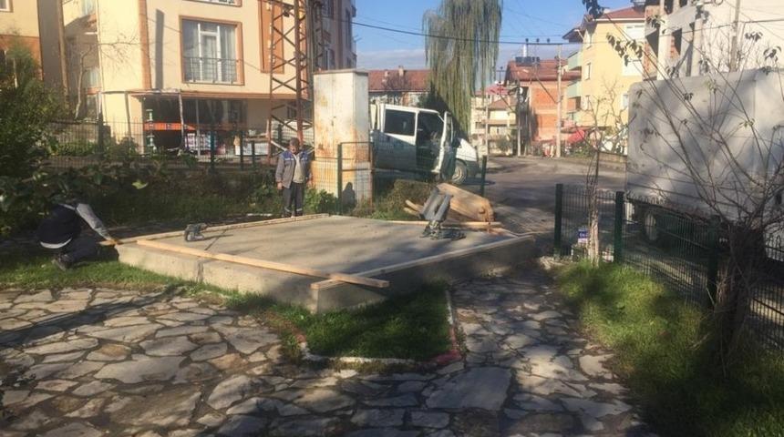 Muhtarlık b&uuml;rosu &ccedil;alışmalarına başlandı