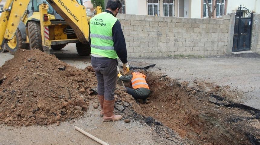 Kahta Belediyesi kış hazırlıklarına devam ediyor