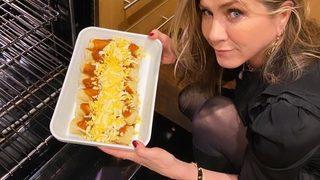 Jennifer Aniston mutfakta