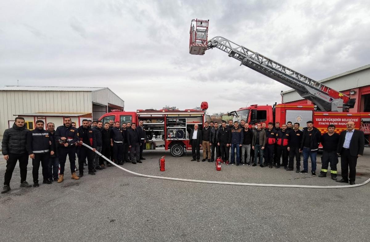 İtfaiye personeline hizmet i&ccedil;i eğitim