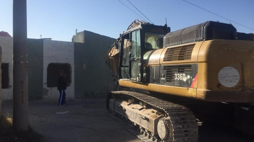 S&uuml;merevler Mahallesinde kamulaştırılan yapı yıkıldı